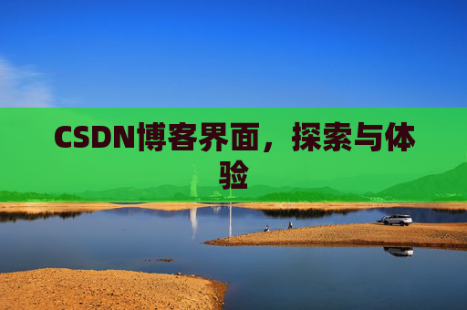 CSDN博客界面，探索与体验